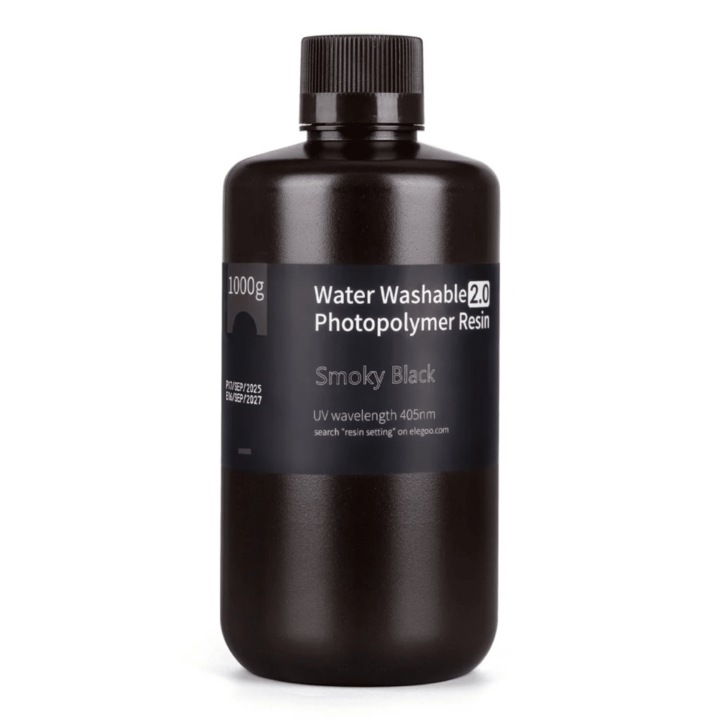 Rasina Elegoo 3D vízoldható V2 3D nyomtatókhoz, 1000ml - szénfekete