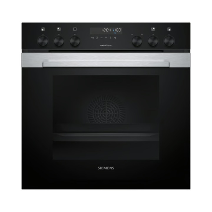 Set cuptor incorporabil cu plita vitroceramica Siemens PQ3KB64, 9 moduri de incalzire, curatare pirolitica