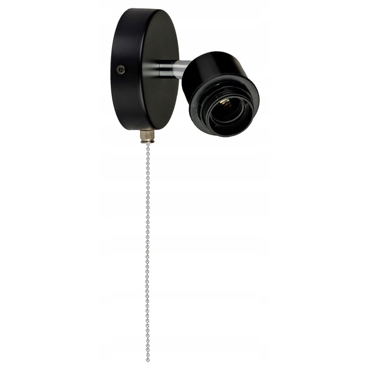 Soclu lampa de perete Led-one Loft E27, unghi reglabil, metal, 14x10cm