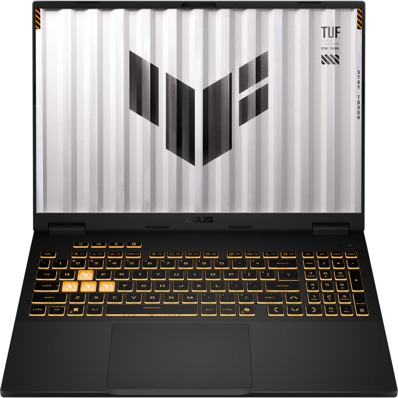 Laptop ASUS Gaming 16'' TUF F16 FX608JHR, FHD+ 165Hz, Procesor Intel® Core™ i5 14450HX (20M Cache, up to 4.80 GHz), 16GB DDR5, 512GB SSD, GeForce RTX 5050 8GB, No OS, Jaeger Gray