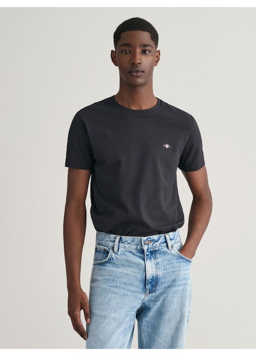 Tricouri barbati, Gant, negruvdsa, Negru