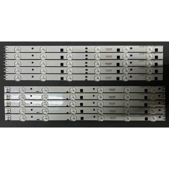 Set barete LED PROIT pentru TV Samsung 39", 5 barete x 12 leduri, 3V, multicolor