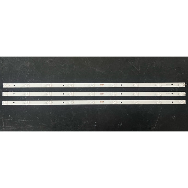 Set barete LED 40", PROIT, 3 barete x 9 LED-uri, 3V, 750mm