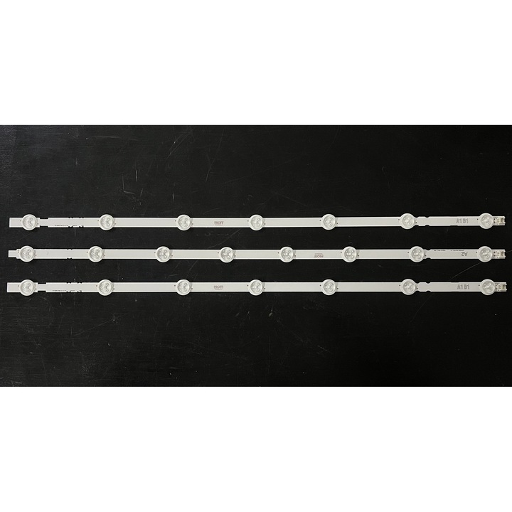 Set barete LED PROIT pentru TV LG 32", 2 barete x 7 LED-uri + 1 bareta x 8 LED-uri, 630mm