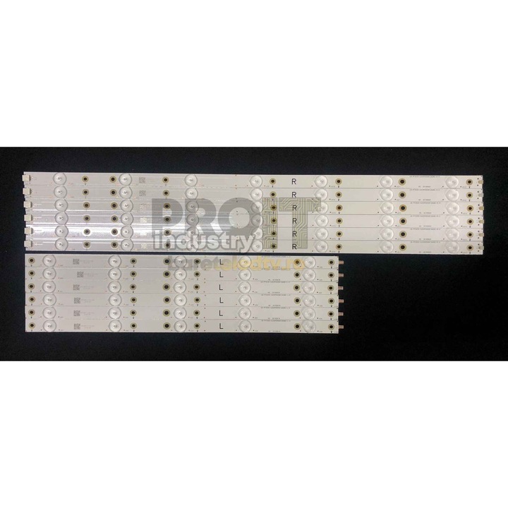 Set barete LED PROIT 50", 12 LED-uri, 3V, 12 bucăți