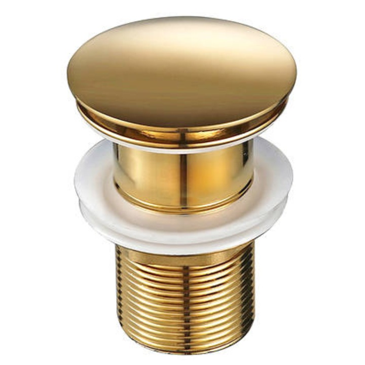 Dop de chiuveta Click-Clack - Auriu Lucios