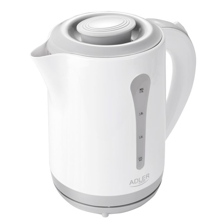 Fierbator Adler AD1244, 2200 W, 2.5 L, Alb/Albastru