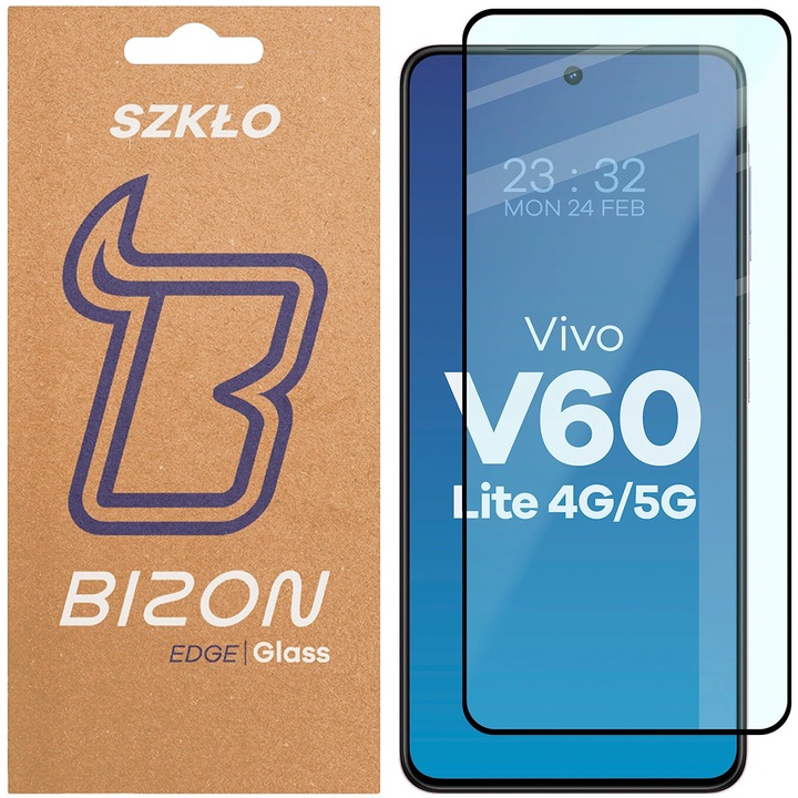 Стъклен протектор, Bizon Glass Edge 2 за Vivo V60 Lite 5G