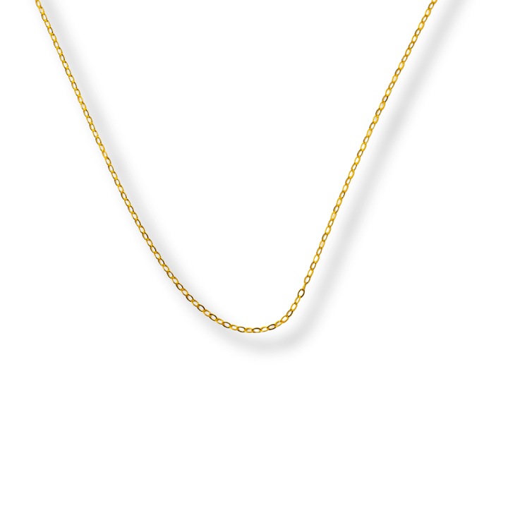 Lant Argint 925 Placat cu Aur 18K - Elegant, Ajustabil si Ideal pentru Pandantive