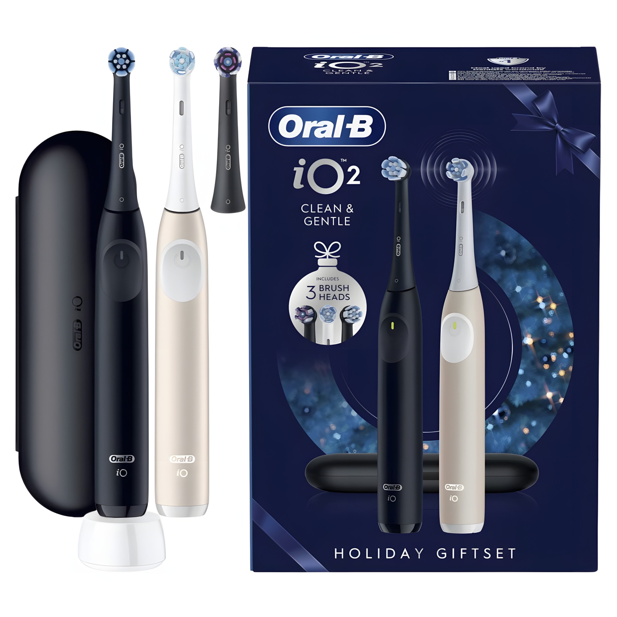 Periute Electrice Oral-B iO Series 2 Duo Night Black & Calm Pink