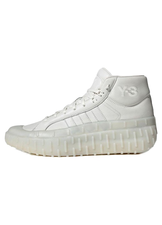 Pantofi sport, Yohji Yamamoto, Y-3, piele naturala, alb, Alb