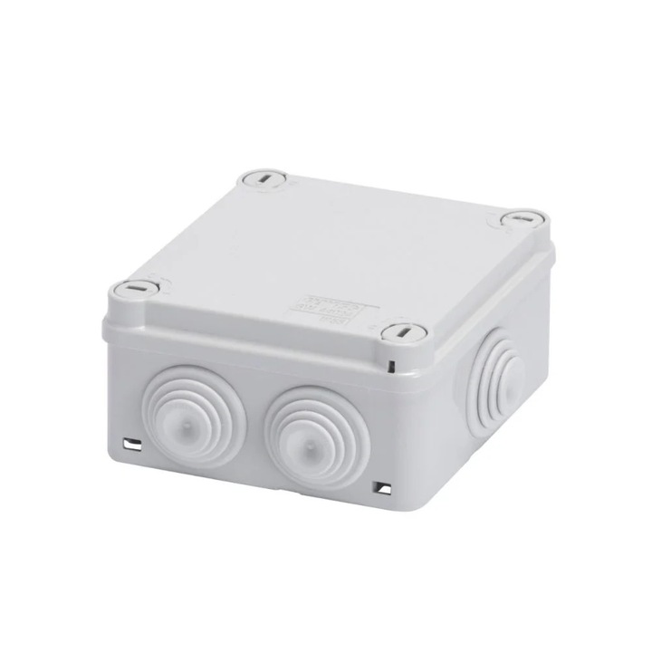 Doza legatura patrata Globstar, 100x100xh50mm, IP65, alb