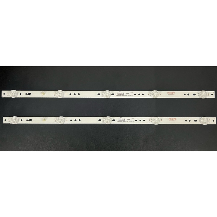 Set barete LED TV, PROIT, 24", 2 barete x 5 LED-uri, 3V, 440mm