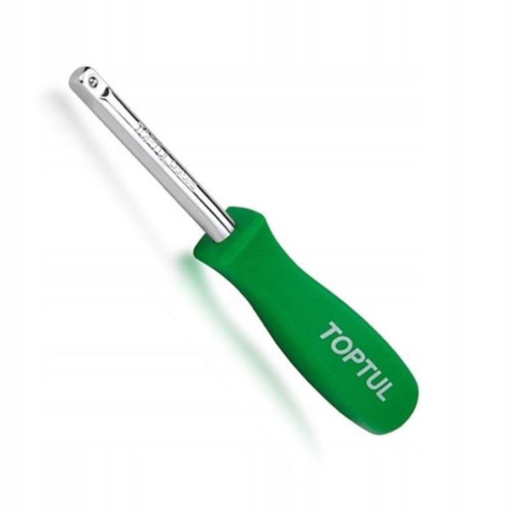 Cheie T-handle 1/4" Toptul, 150mm, otel CR-V, maner ergonomic PVC