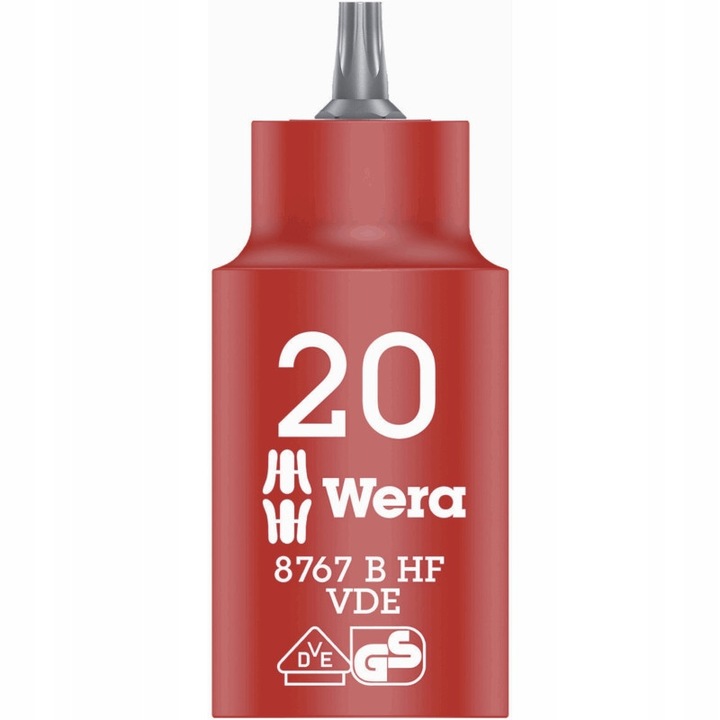 Cheie tubulară Wera TX20 VDE 3/8", izolată, compactă