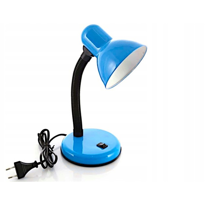 Lampă de birou DecoRYA, E27, flexibila, metal, 30cm, 40W