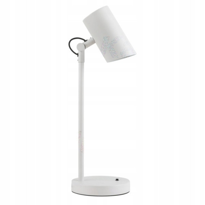 Lampa de birou Kanlux AGZAR, alb, metal, 5W, E14, 51,6cm