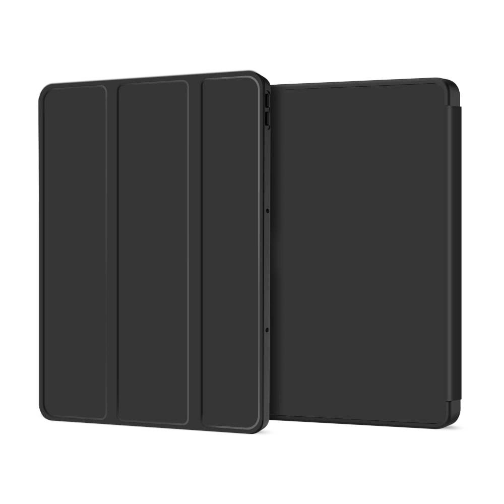Husa pentru Lenovo Idea Tab Plus 12.1 SoftShell Slim & Light cu functie wake-up/sleep si compartiment pentru stylus, tip stand - negru