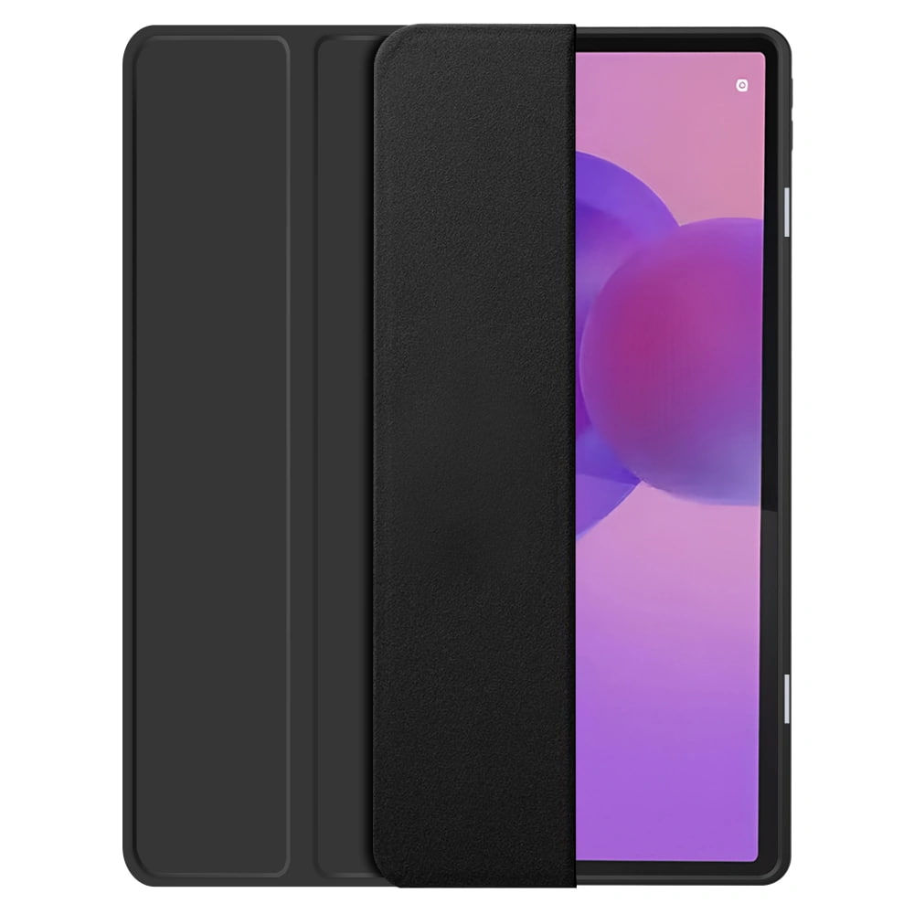 Husa pentru Lenovo Idea Tab Plus 12.1 SoftShell Slim & Light cu functie wake-up/sleep si compartiment pentru stylus, tip stand - negru