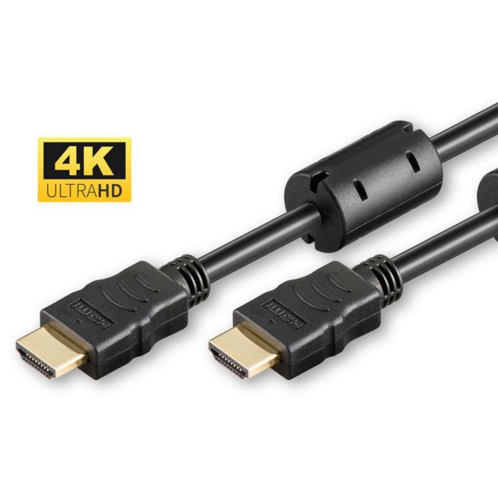 MicroConnect HDMI 1.4 ferrit kábel 3m arany 3m