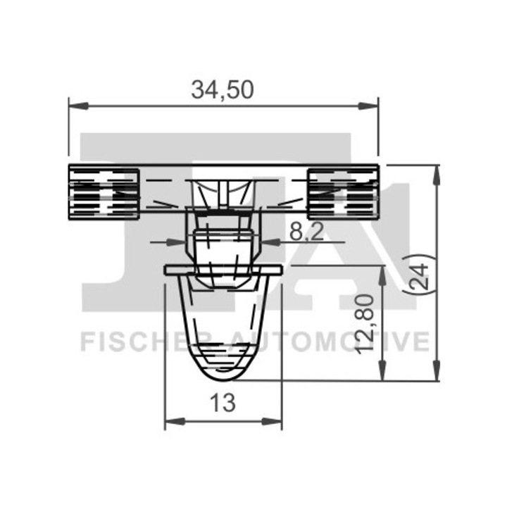 Rögzítők, Díszítő Burkolat és Védelem 10-40039.10 Alpina B10/B12/D10 Bmw 5/7 Fiat Multipla