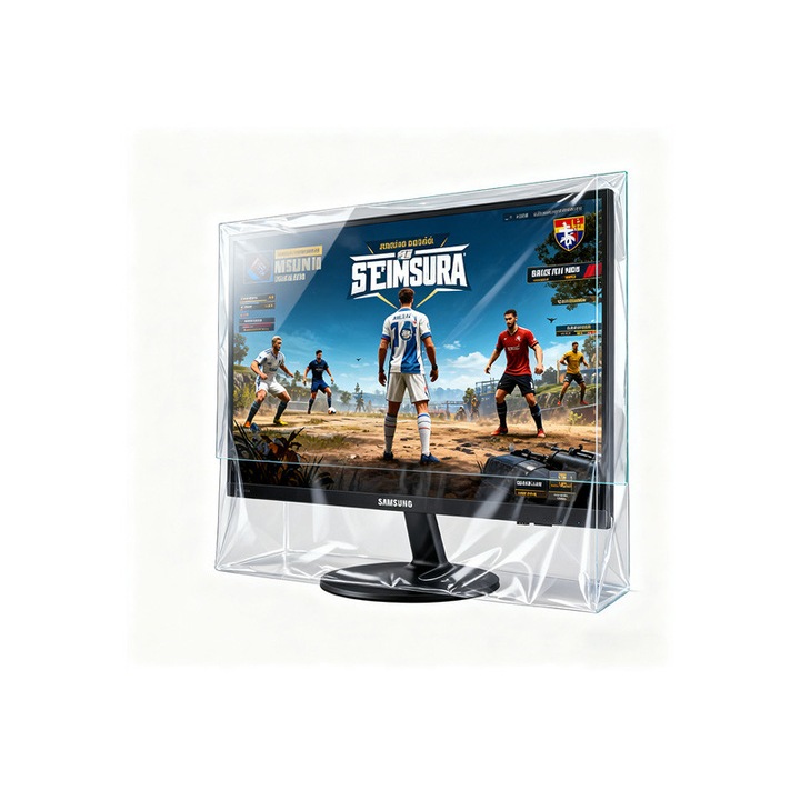 Protector de ecran 90x100cm, Potrivit pentru monitoare de 27 de inci