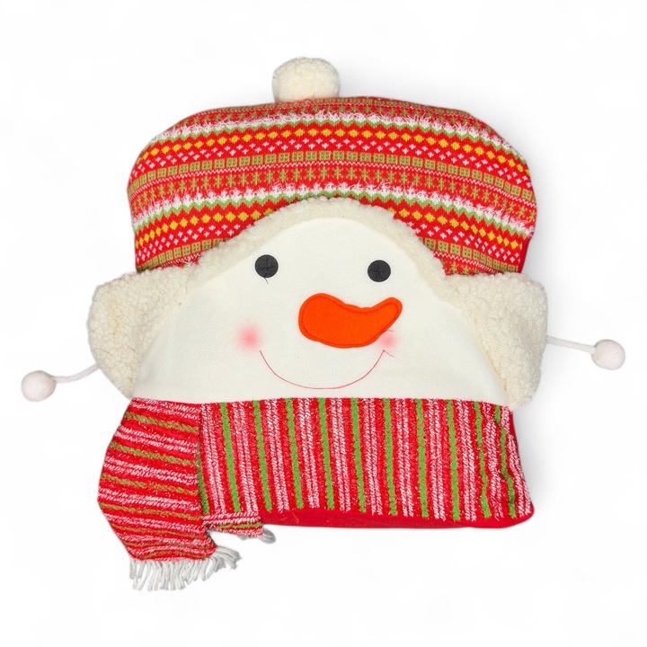 Karácsonyi Párna "Hóember" 40/40cm