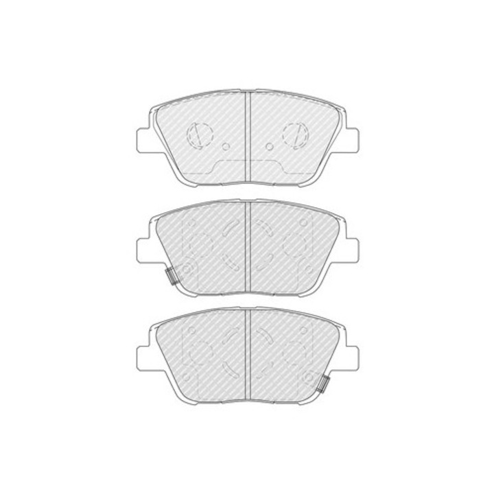 Fékbetét Készlet, Tárcsafék Fdb4831 Kia Optima