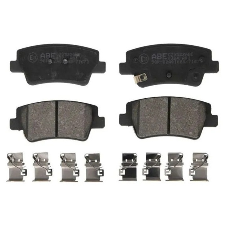 Fékbetét készlet, tárcsafék, hátsó tengely C20522Abe Hyundai Elantra 7/I20 3