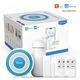 Sistem De Alarma Wireless LONDEMM, Kit Complet Pentru Casa Cu Sirena Puternica, Control Prin Tuya App Si Smart Life, Detectie PIR Si Usi/Ferestre