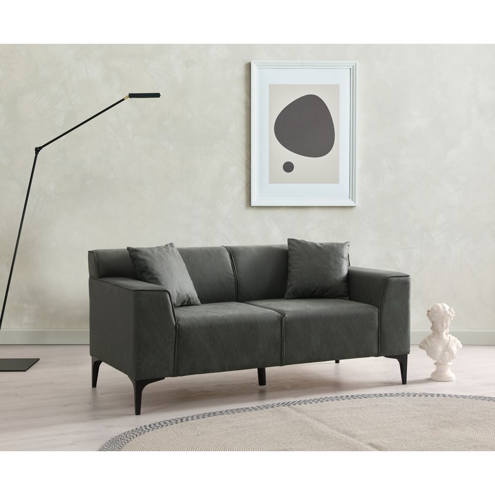 Canapea 2 locuri, Atelier Del Sofa, verde, 163x69x86cm