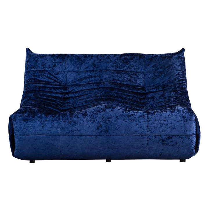 Canapea 2 locuri, Atelier Del Sofa, albastru, 145x100cm, 80cm