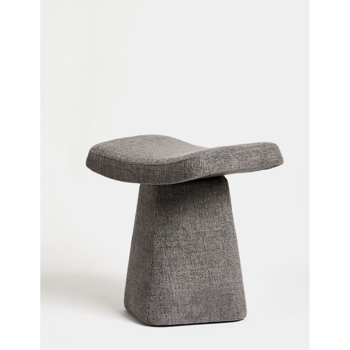 Taburet, Atelier Del Sofa, antracit, 47x45x37cm