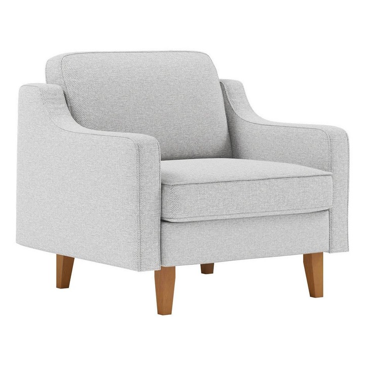 Fotel, Atelier Del Sofa, Pebble, vízálló, 90x84x87cm, szürke