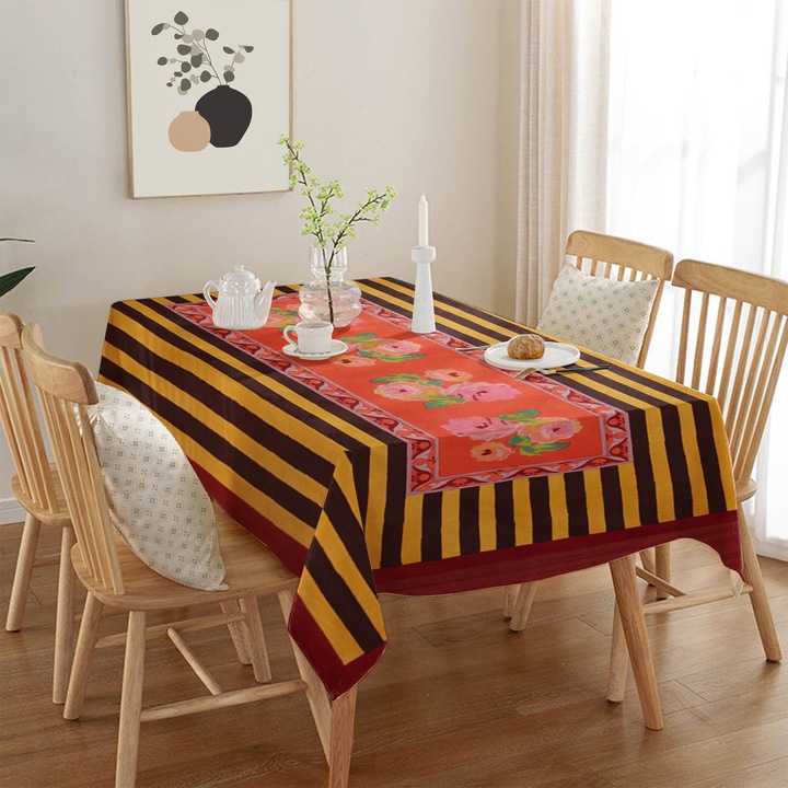 Fata de masa Hermia Concept, 140x180cm, 50% bumbac, 50% poliester, multicolor