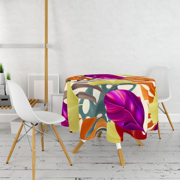 Hermia Concept asztalterítő, többszínű, 3D nyomtatás, 160cm