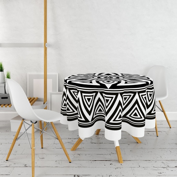 Hermia Concept asztalterítő, többszínű, 3D nyomtatás, 160cm