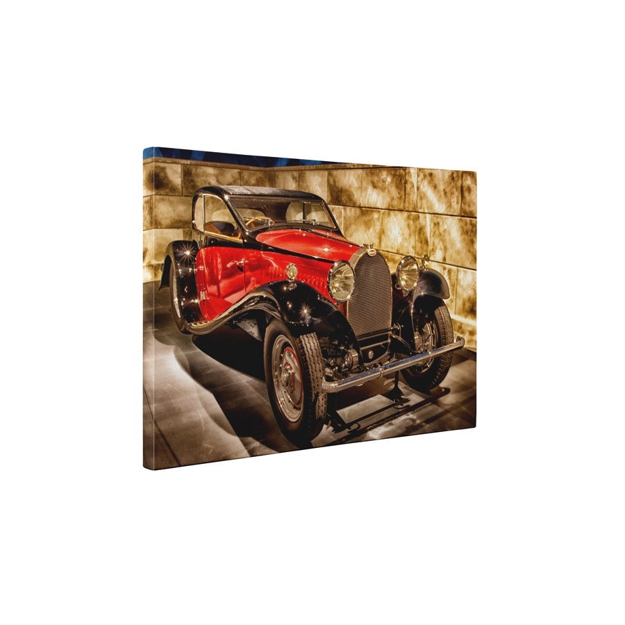 Masina antica de lux - Tablou Canvas - 75x100 cm