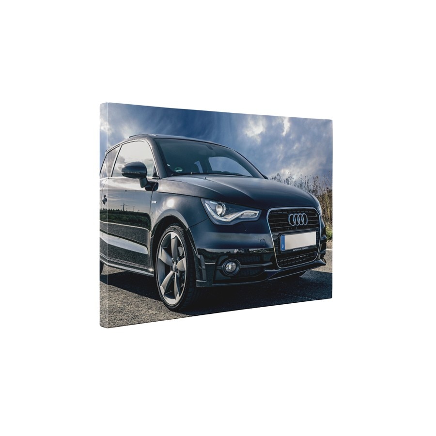 Audi negru - Tablou Canvas - 45x60 cm