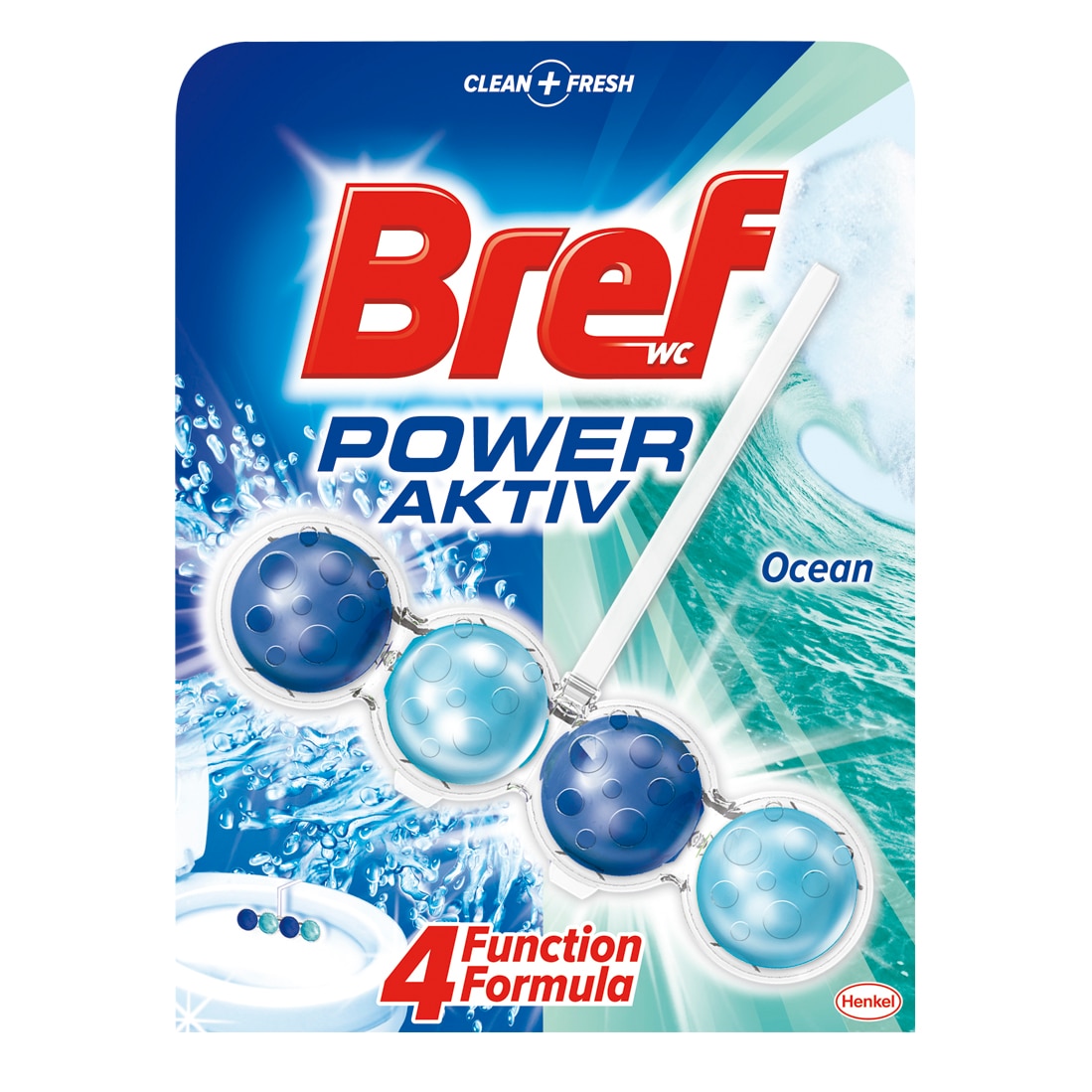 Odorizant toaleta Bref Power Aktiv Ocean, 50 g