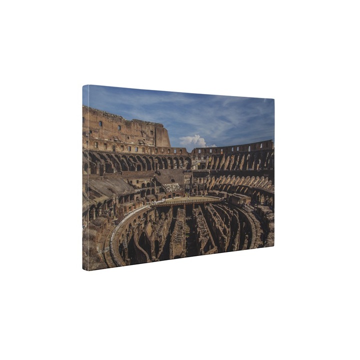 Colosseum inauntru - Tablou Canvas - 75x100 cm