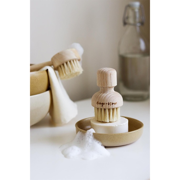 Burete de vase, Hermia Concept, din lemn, 8x8x1cm, ecologic