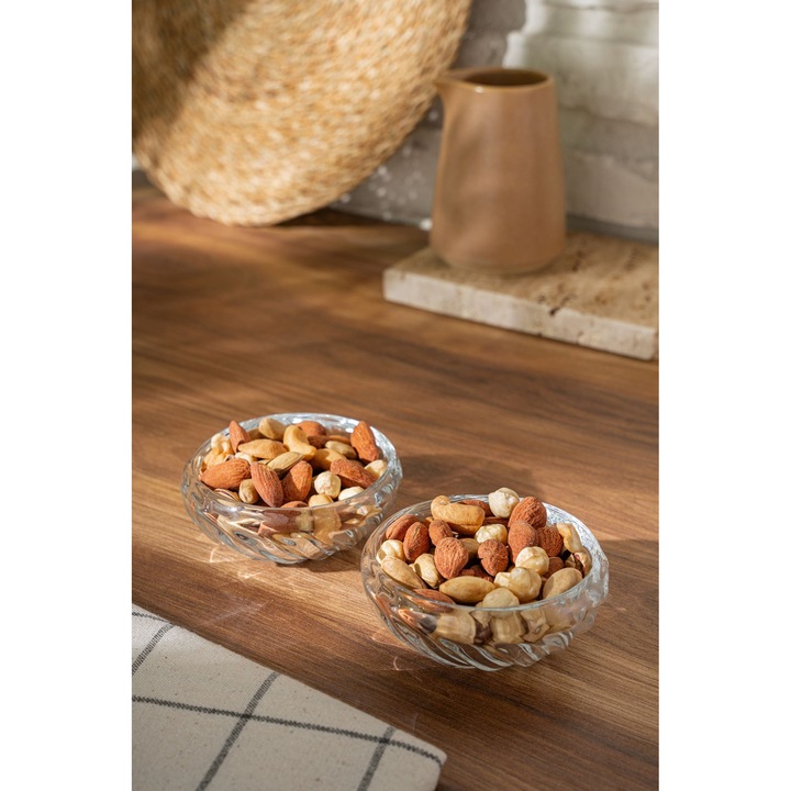 Комплект стъклени купички, Hermia Concept, прозрачни, 9.5x9.5x4см, 150мл (6 броя)