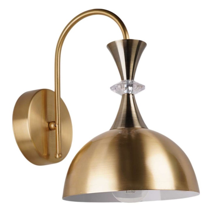 Fali lámpa, Opviq, arany, 30x14cm, 1 x E 27 Max 40 W