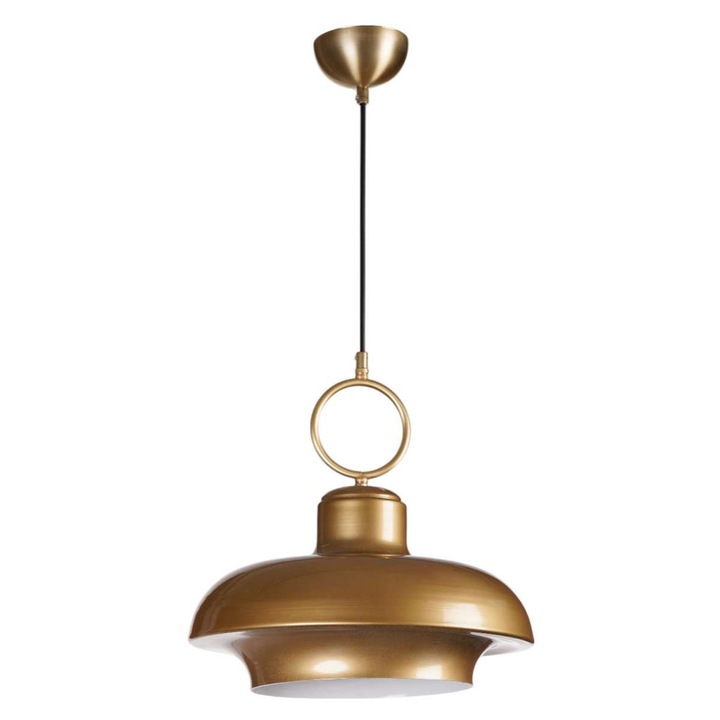 Lustra Opviq, aurie, corp metalic, dimensiuni ajustabile 21-70cm