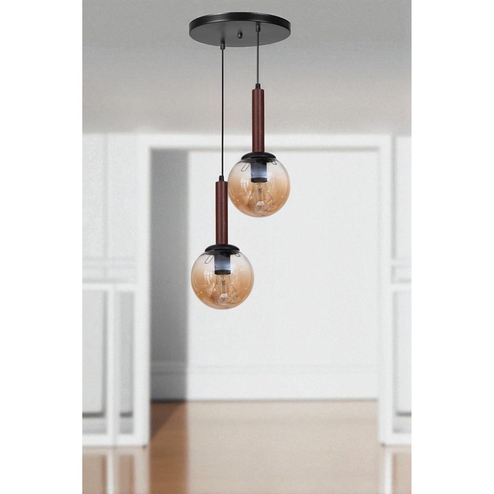 Lusta Opviq, model 772, metal si sticla, 80cm