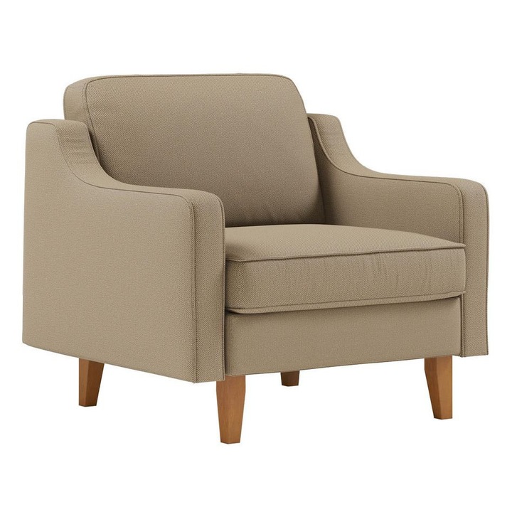 Fotel, Atelier Del Sofa, homok, dió, vízálló, 90x88x87cm