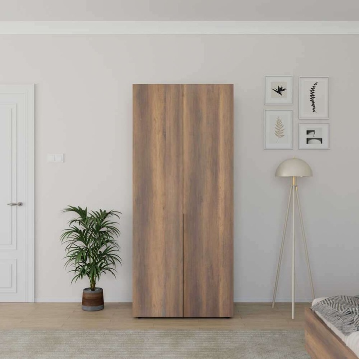 Dulap, Woody Fashion, nuc, 90x210x62cm, rafturi multiple