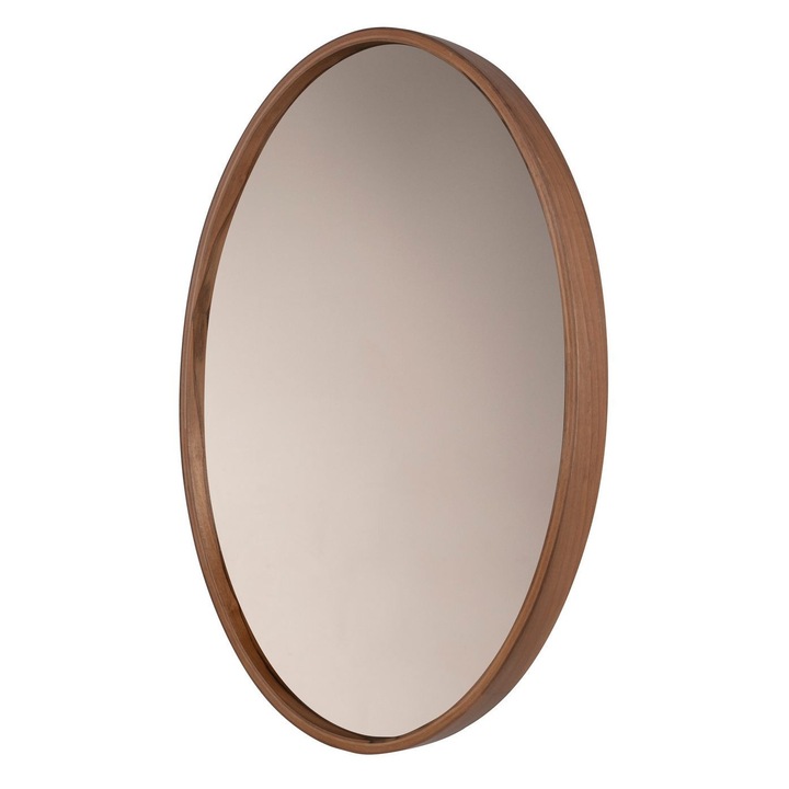 Woody Fashion tükör, 100% bükkfa, fehér, 45x60cm