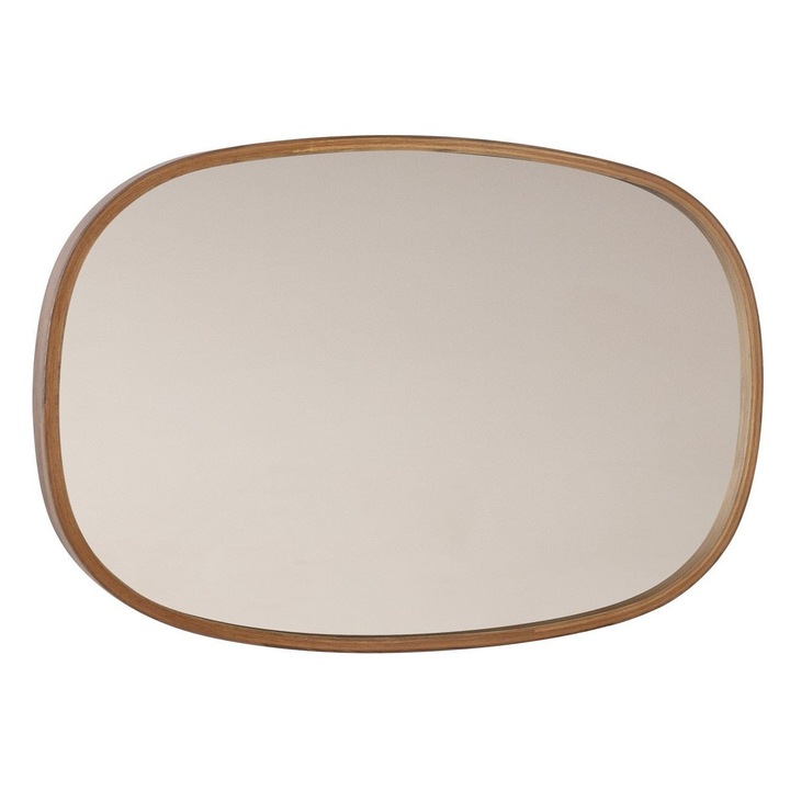 Woody Fashion Tükör, 100% bükkfa, fehér, 88x62x4cm